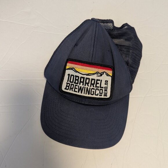 10 Barrel Brewing Co Hat Snapback Trucker Mesh Cap Blue Bend Oregon Unisex - Picture 5 of 5